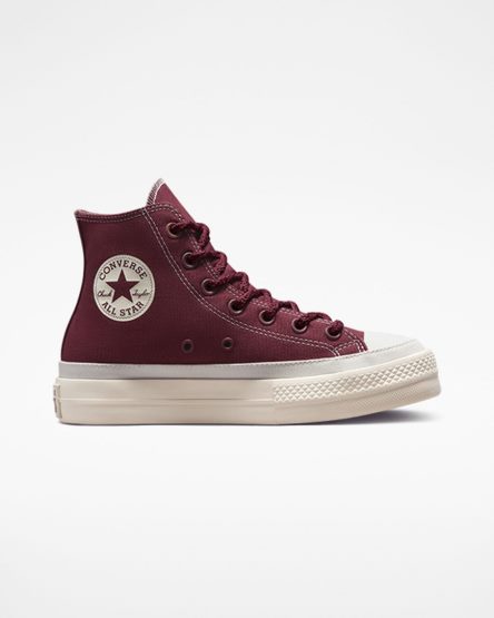 Topanky Na Platforme Converse Chuck Taylor All Star Lift Tonal Platene Vysoke Damske Ruzove | SK IJYXN9